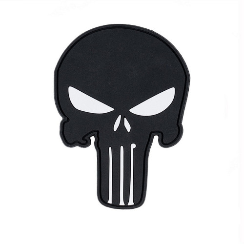 Nášivka PVC Punisher černá