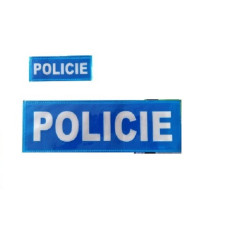 Nášivky POLICIE modrá, reflexní-set