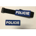 Rukávová páska panel - POLICIE - gumový