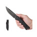 Pevný nůž P200 - kožené pouzdro
