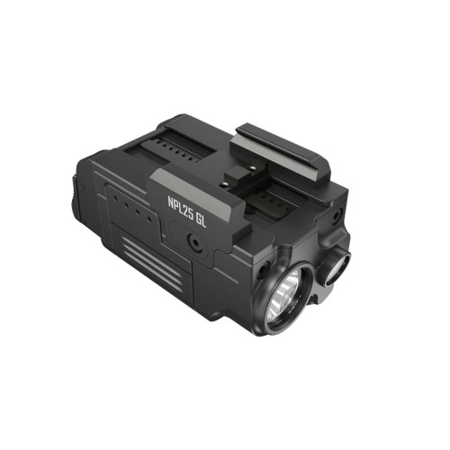 Podvěsná zbraňová svítilna Nitecore NPL25GL - 900 Lm s zelený laser