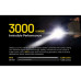 Taktická svítilna NITECORE SRT7i - 3000 lm,nabíjecí aku.