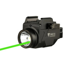 Podvěsná Zbraňová svítilna TrustFire GM23S - 800 Lm se zeleným laserem