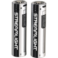 Baterie Streamlight 18650 Micro USB dobíjecí, Li-Ion 3,7V, 2600 mAh 2ks.