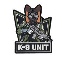 Nášivka 3D PVC K-9 Unit - glow