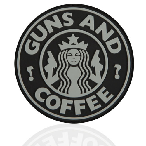 Nášivka GUNS AND COFFEE - SWAT