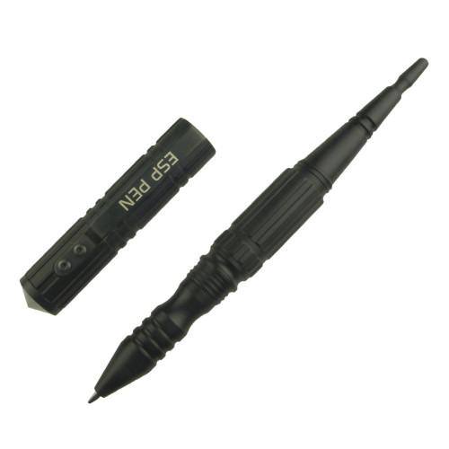 Taktické pero s rozbíječem skel (černé)