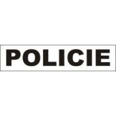 Magnetický nápis POLICIE