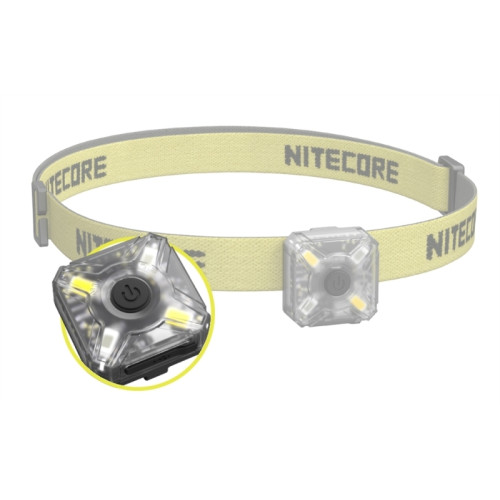 Mini čelovka NITECORE NU05, 35 lm, nabíjecí, bílá a červená LED