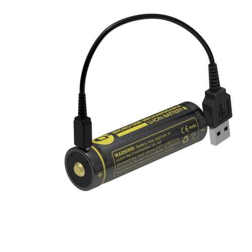 NITECORE 18650 Micro USB dobíjecí, Li-Ion 3,6V, 2600 mAh