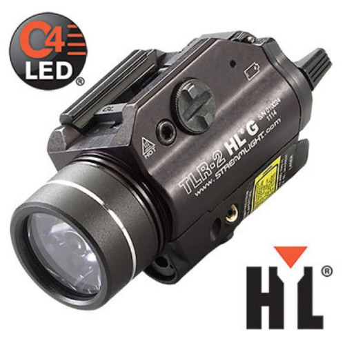 Podvěsná svítilna Streamlight TLR-2 HL G , 1000 lm, zelený laser