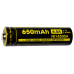 Akumulátor IMR 14500 Li-Mn  3,7V / 650mAh, 2,4Wh (6,5A)