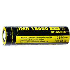 Akumulátor IMR 18650 Li-Mn 3,6V / 2000mAh, 7,2Wh (30A)