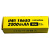 Akumulátor IMR 18650 Li-Mn 3,6V / 2000mAh, 7,2Wh (30A)