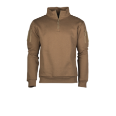 Mikina Tactical 1/3 zip Dark Coyote