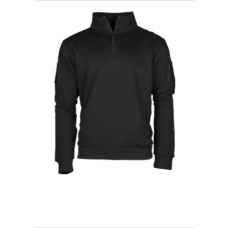 Mikina Tactical 1/3 zip černá