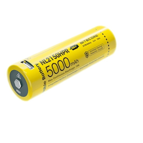 Baterie NITECORE NL2150HPR USB-C dobíjecí, 21700, Li-Ion 3,6V, 5000 mAh 18Wh