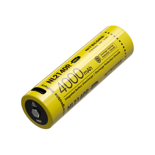 Baterie NITECORE Li-ion 21700 s USB-C dobíjením, 4000 mAh