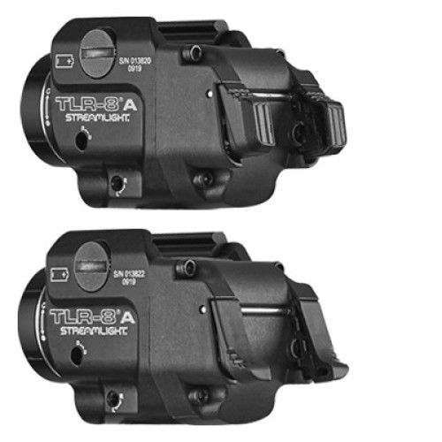 Podvěsná svítilna Streamlight TLR-8 A s inovovanými spínači, 500 lm, červený laser