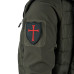 Nášivka 3D gumová CRUSADER černá