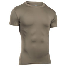 Tričko Under Armour Tactical HeatGear Compression - federal tan