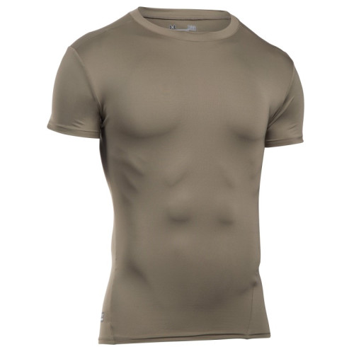 Tričko Under Armour Tactical HeatGear Compression - federal tan